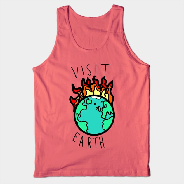 Visit Earth Tank Top by Dwarf's forge